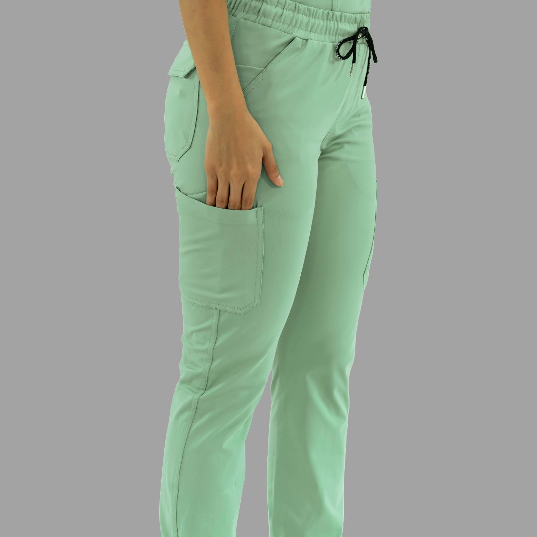 Women's Pants 930 Brook Green - Maroon Super Stretch, Scrubs 930