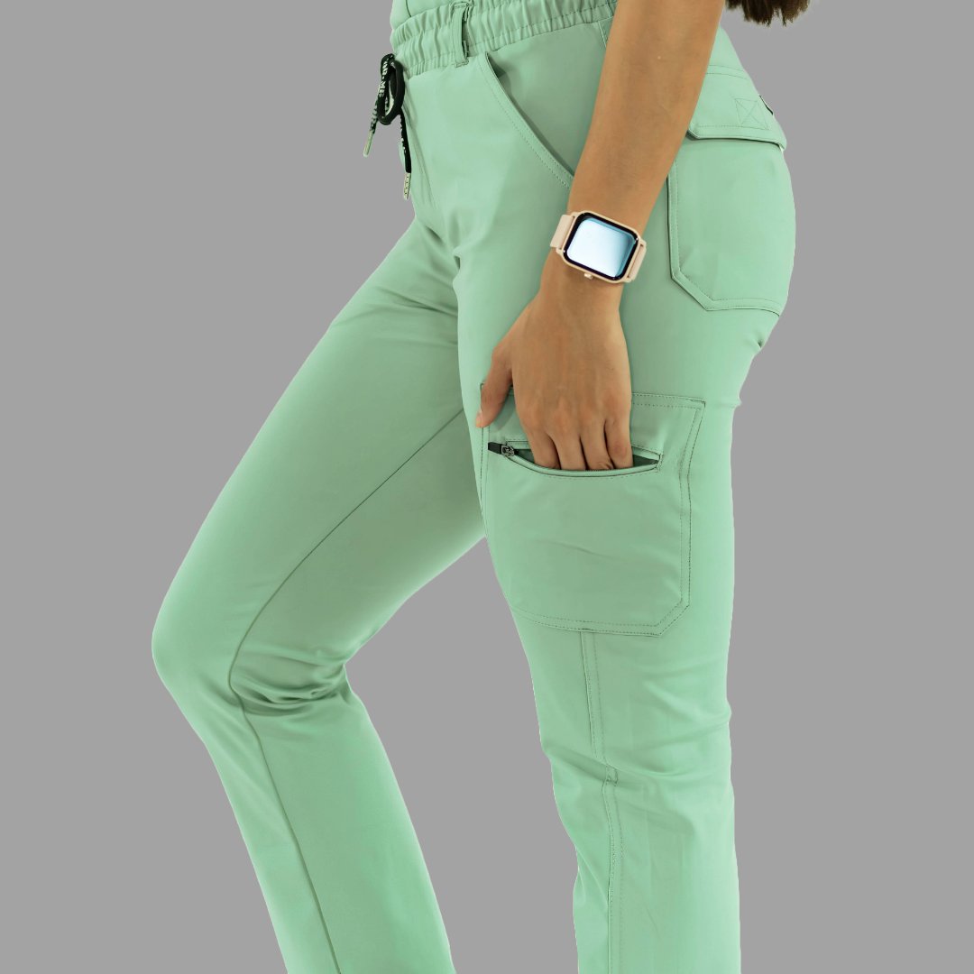 Women's Pants 930 Brook Green - Maroon Super Stretch, Scrubs 930