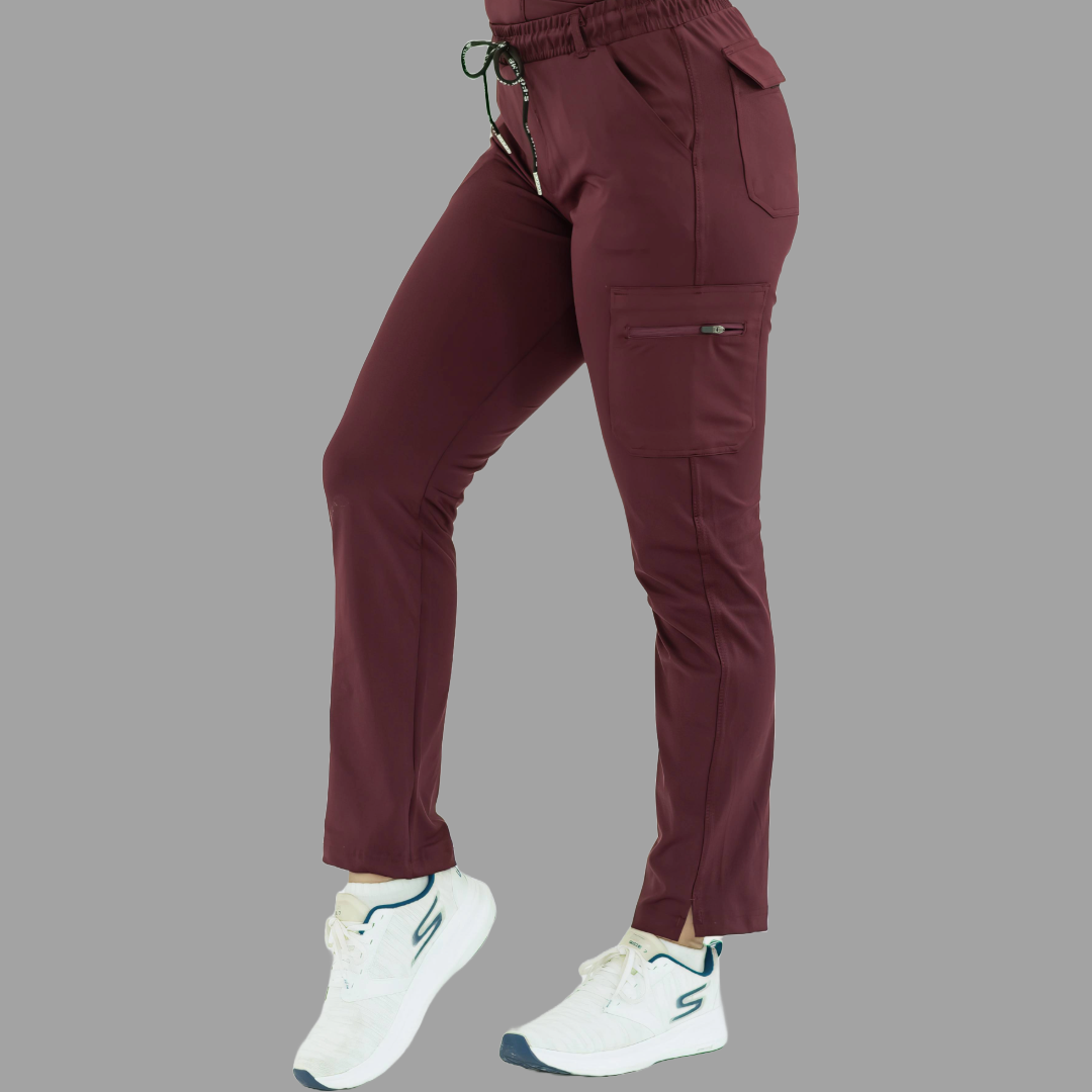Women's Pants 930 Maroon Super Stretch, Scrubs 930