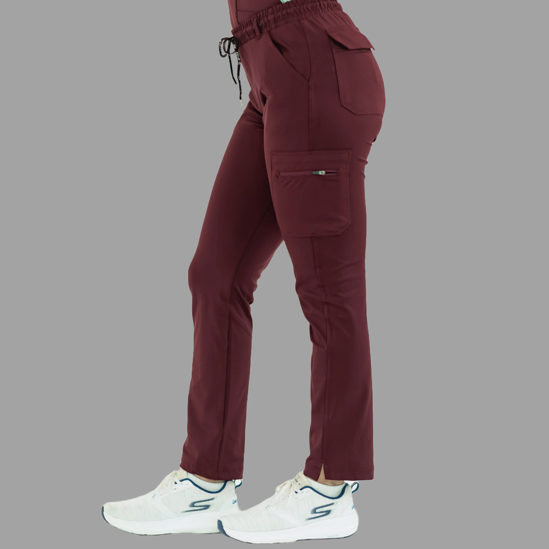 Women's Pants 930 Maroon Super Stretch, Scrubs 930