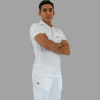Men's Top 930 White Super Stretch, Scrubs 930