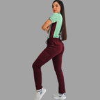 Women's Pants 930 Brook Green - Maroon Super Stretch, Scrubs 930