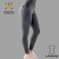 Women's Jogger Pants 901 Oxford Gray, Super Stretch Scrubs