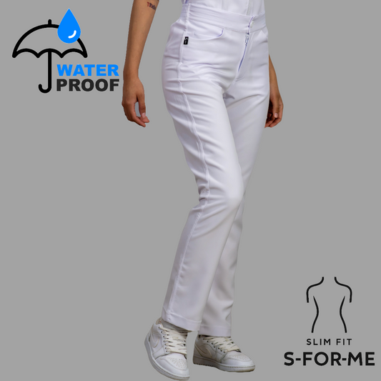 Women's Classic Pants Pure White Waterproof