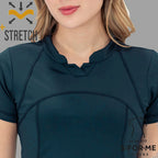 Women's Top 910 Airforce Blue, Super Stretch Scrubs