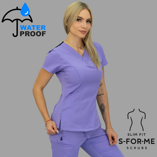 Women's Top 501 Lilac/Navy , Scrubs 501 lotus