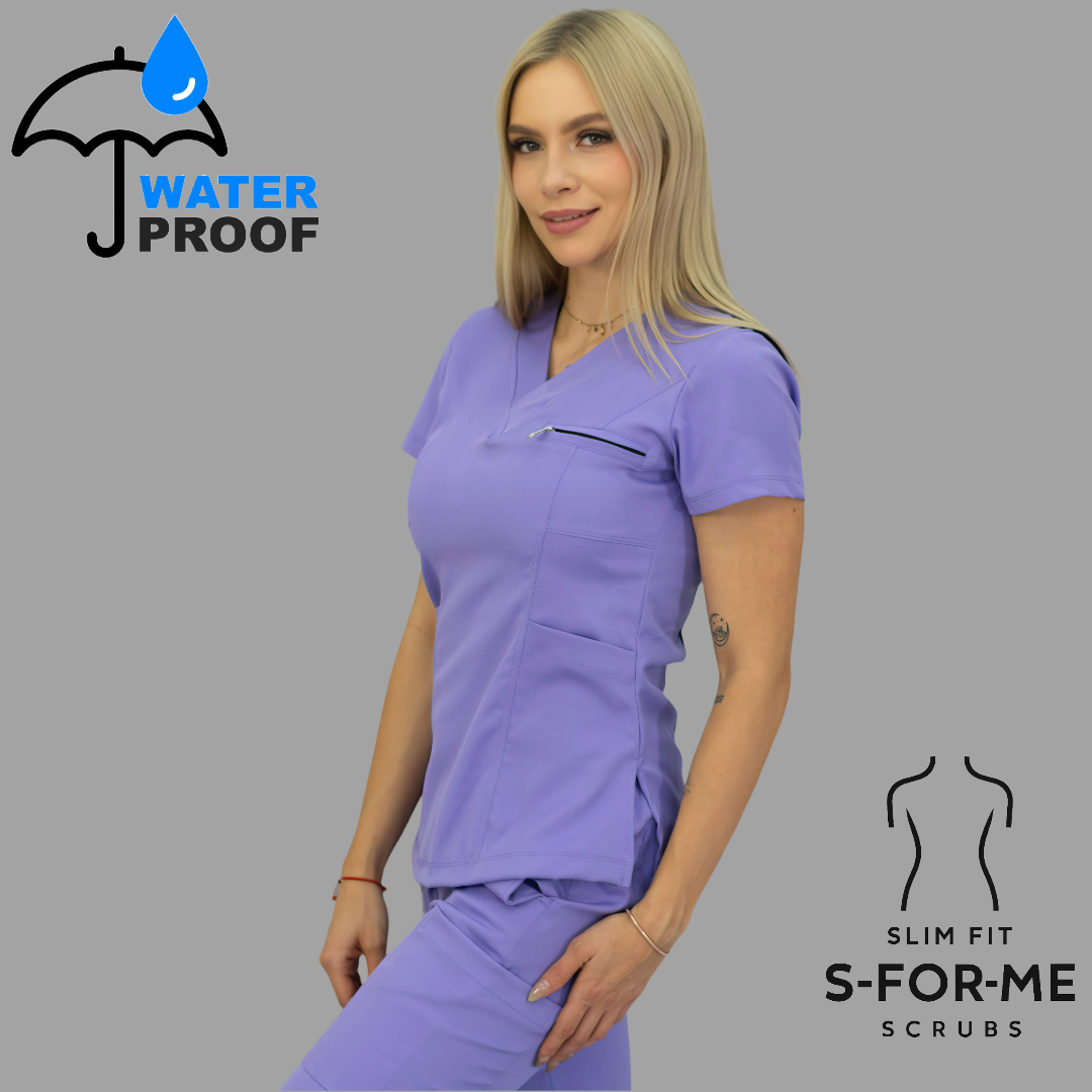 Women's Top 501 Lilac/Navy , Scrubs 501 lotus