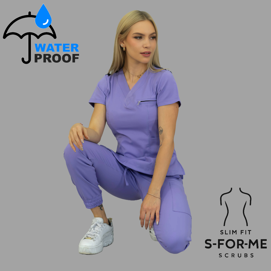 Women's Top 501 Lilac/Navy , Scrubs 501 lotus