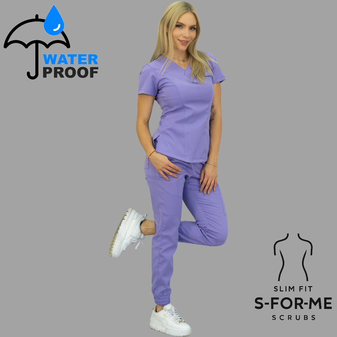 Women's Top 501 Lilac/Navy , Scrubs 501 lotus