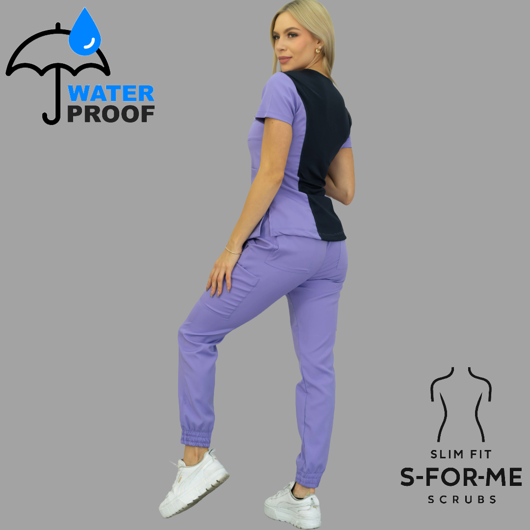 Women's Top 501 Lilac/Navy , Scrubs 501 lotus