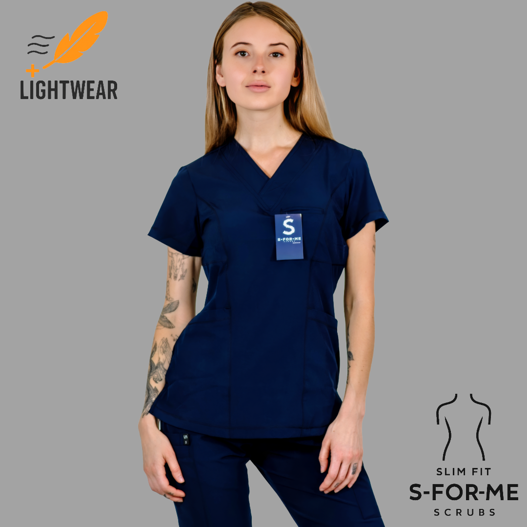 Women's Top 501 Navy, Scrubs 501 Fways