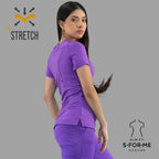 Women's Top 901 Purple, Super Stretch Scrubs