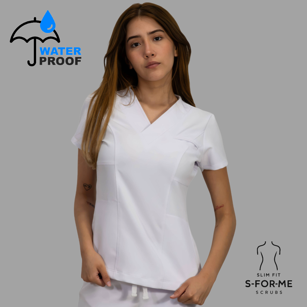 Women's 502 Pure White Top, Waterproof