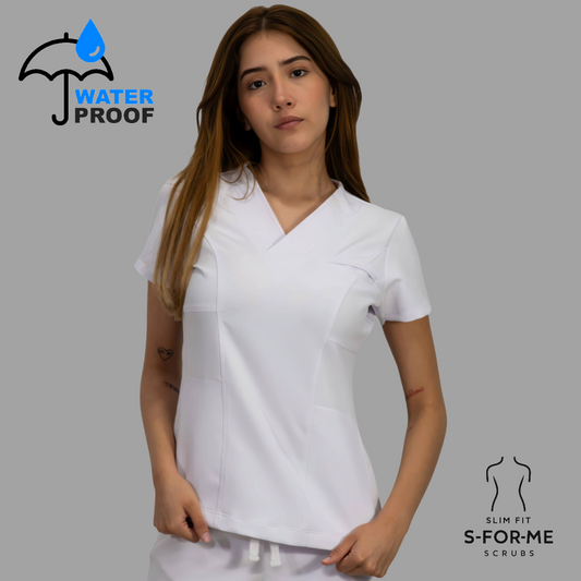 Women's 502 Pure White Top, Waterproof