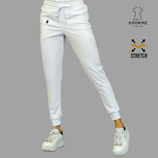 Women's Pants 902 White, Super Stretch Scrubs