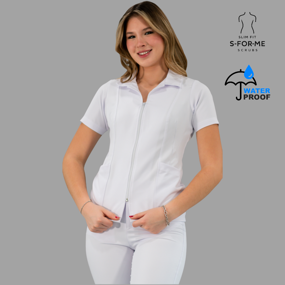 Women's Classical Pure White Top