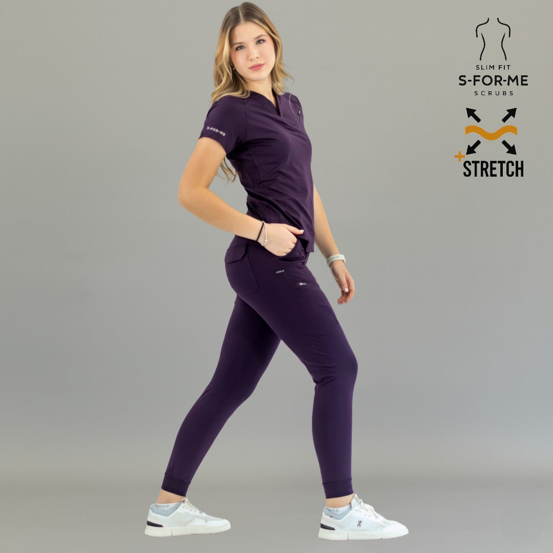 Women’s Top 905 Purple, Super Stretch Scrubs