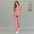 Women's Scrub Pants 940 Dusty Rose Super Stretch | Cargo — view 6 de 7
