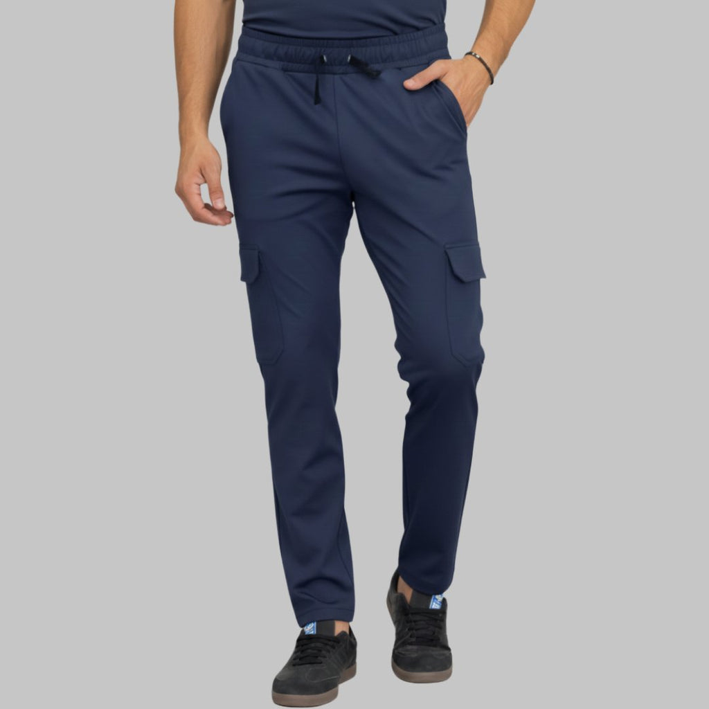 Men's 910 Navy Super Stretch Hem Pants