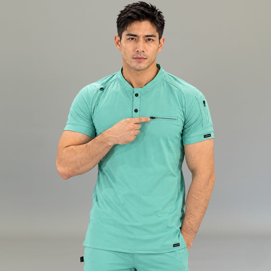 Men’s Brook Green super-stretch medical scrub top