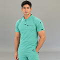 Men’s 901 Brook Green super-stretch scrub top by S-FOR-ME Scrubs