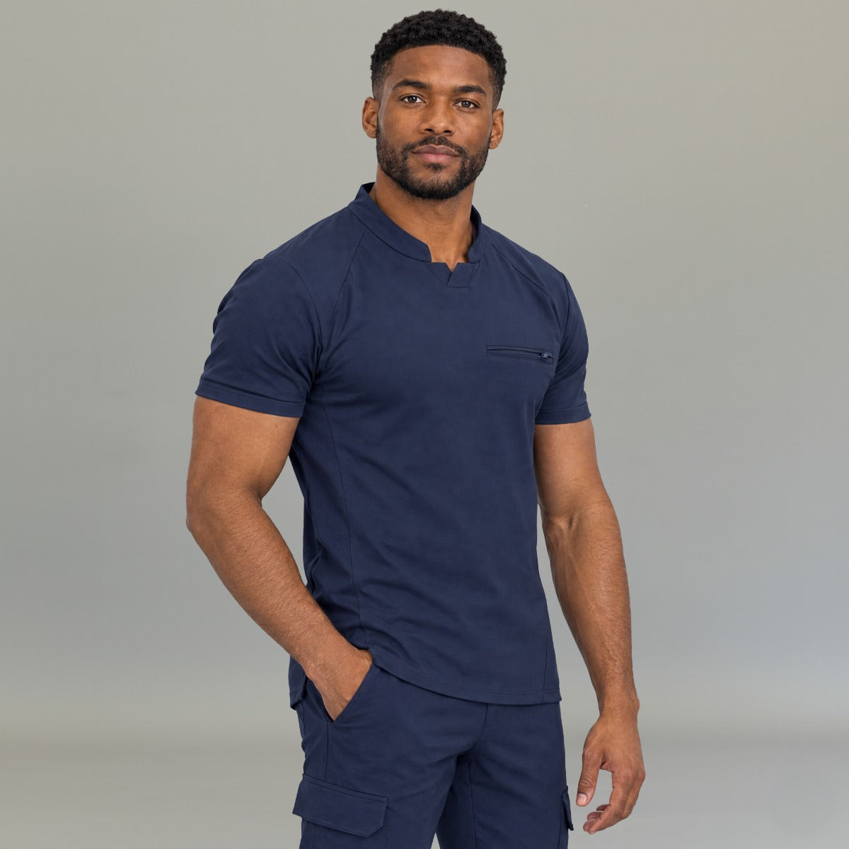 Men's Top 910 Navy Blue Super Stretch