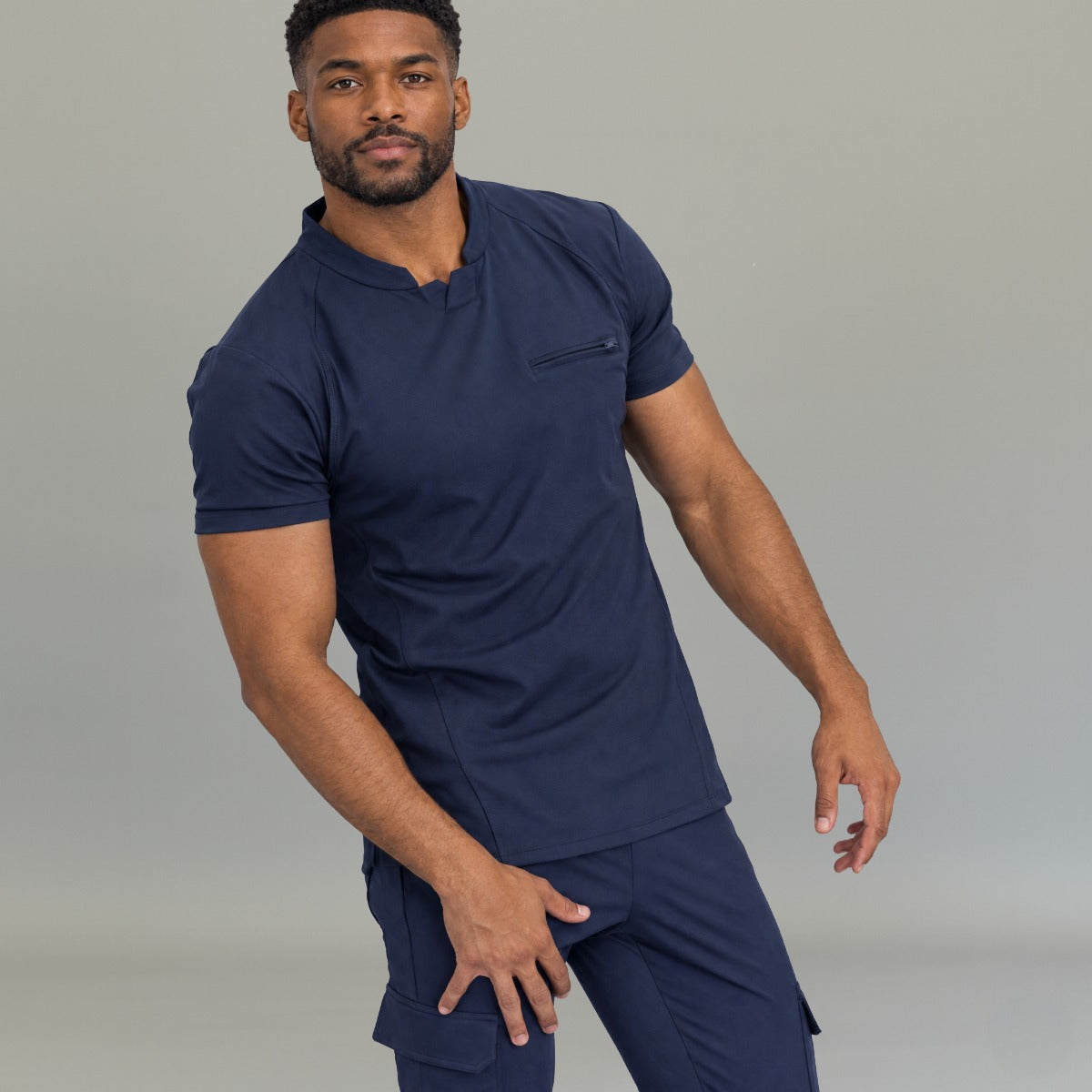 Men's Top 910 Navy Blue Super Stretch