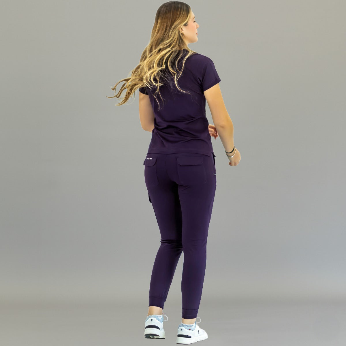 Women’s Top 905 Purple, Super Stretch Scrubs