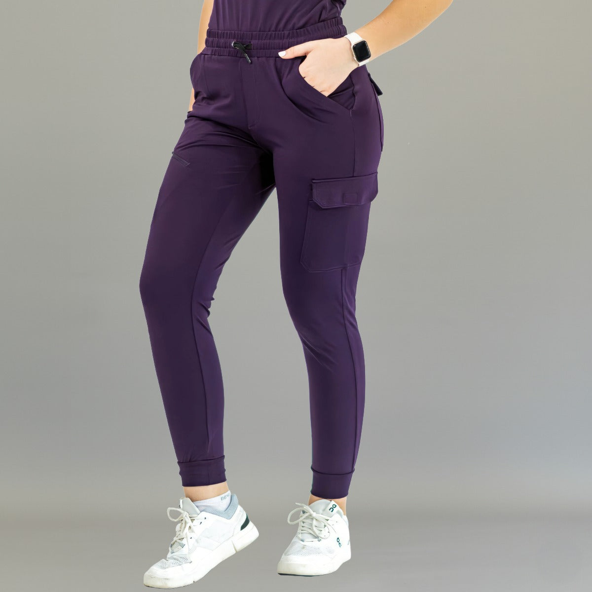 Women’s Jogger 905 Purple, Super Stretch Scrubs