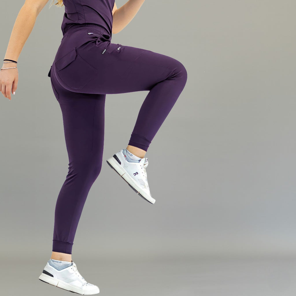 Women’s Jogger 905 Purple, Super Stretch Scrubs