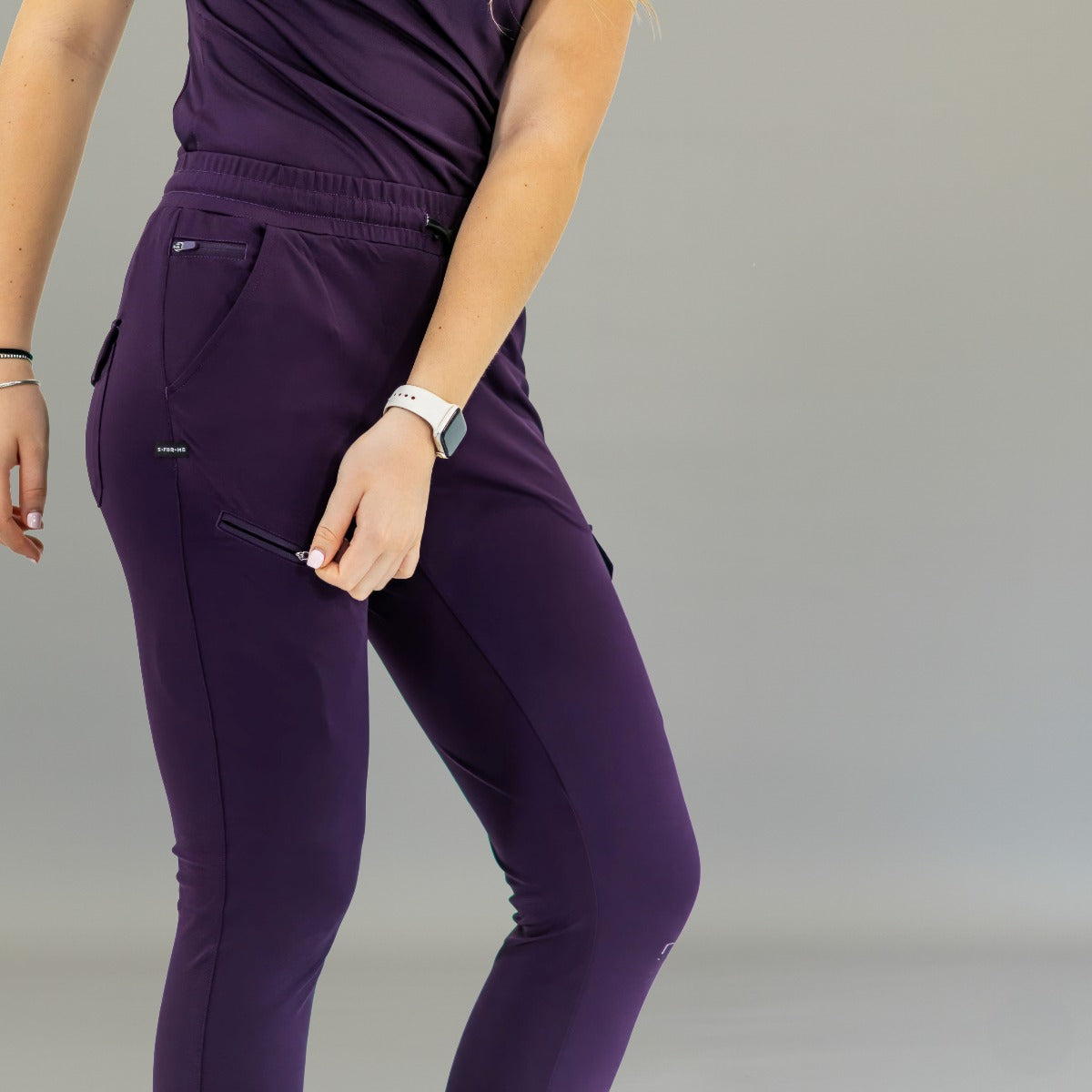Women’s Jogger 905 Purple, Super Stretch Scrubs