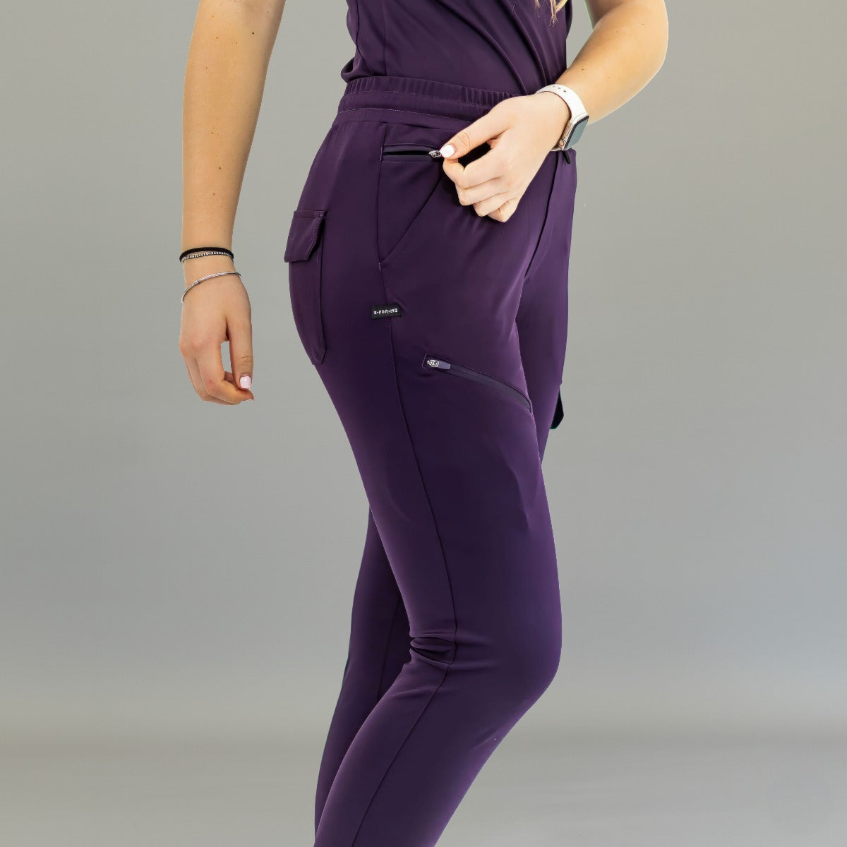 Women’s Jogger 905 Purple, Super Stretch Scrubs