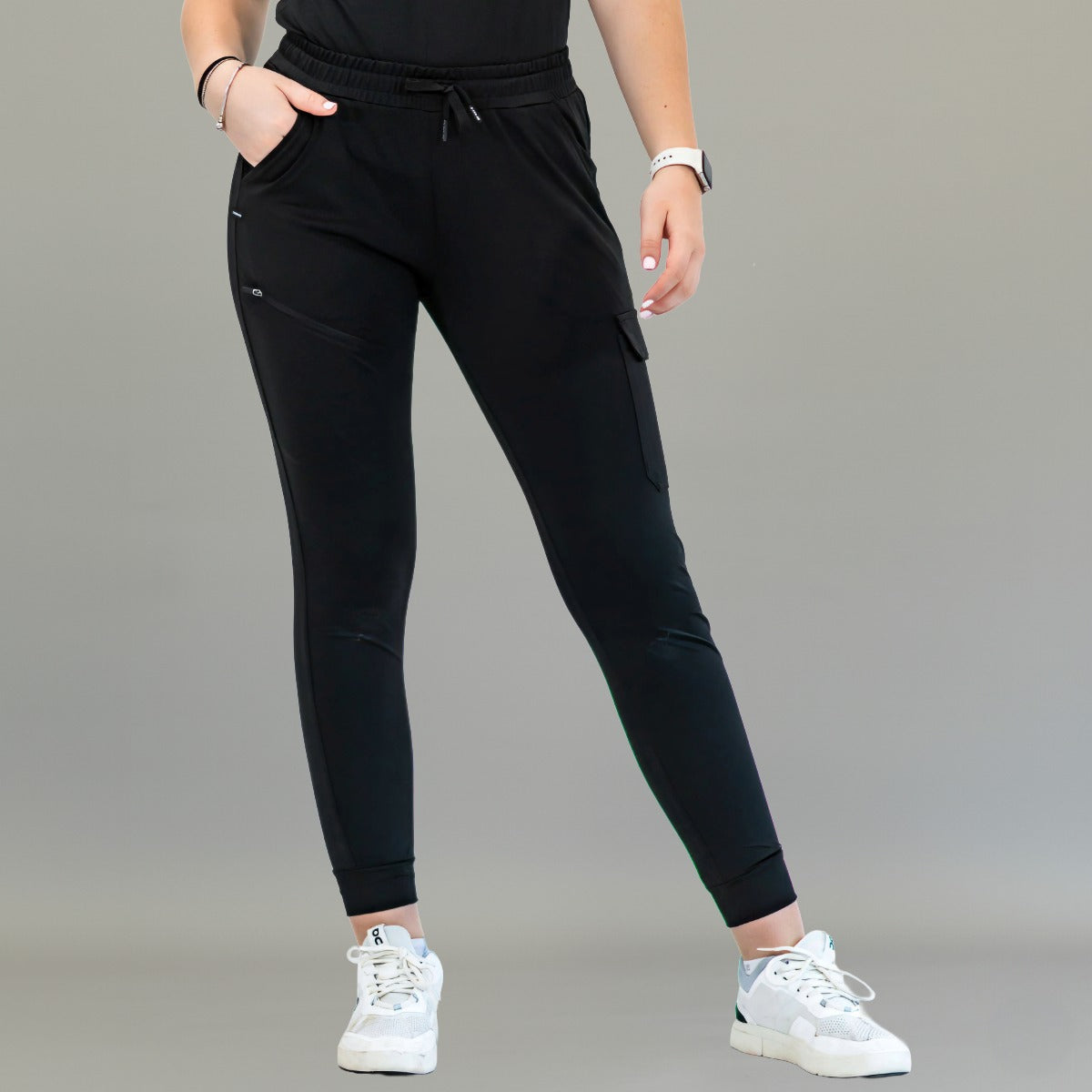 Women’s Jogger 905 Black, Super Stretch Scrubs