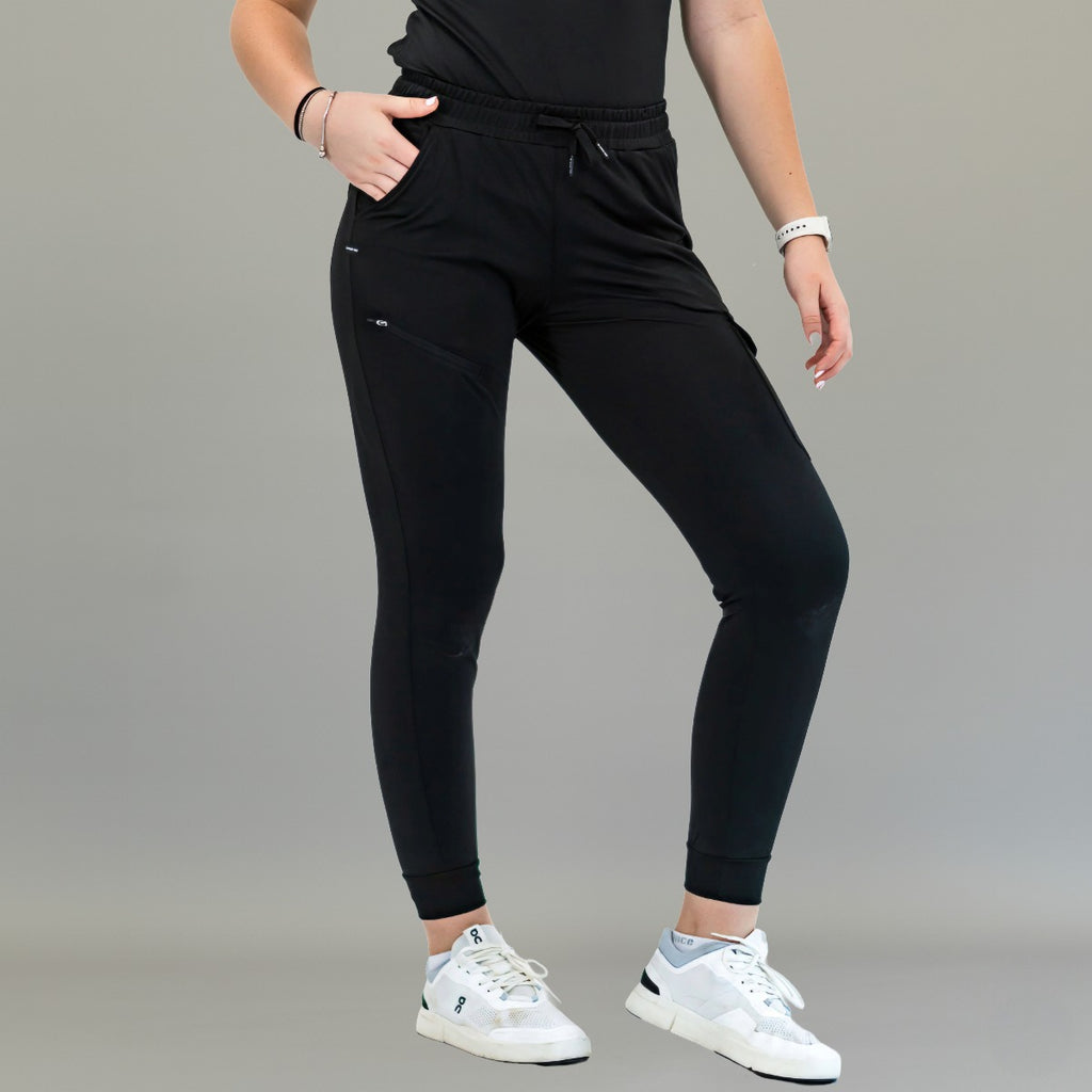 Women’s Jogger 905 Black, Super Stretch Scrubs