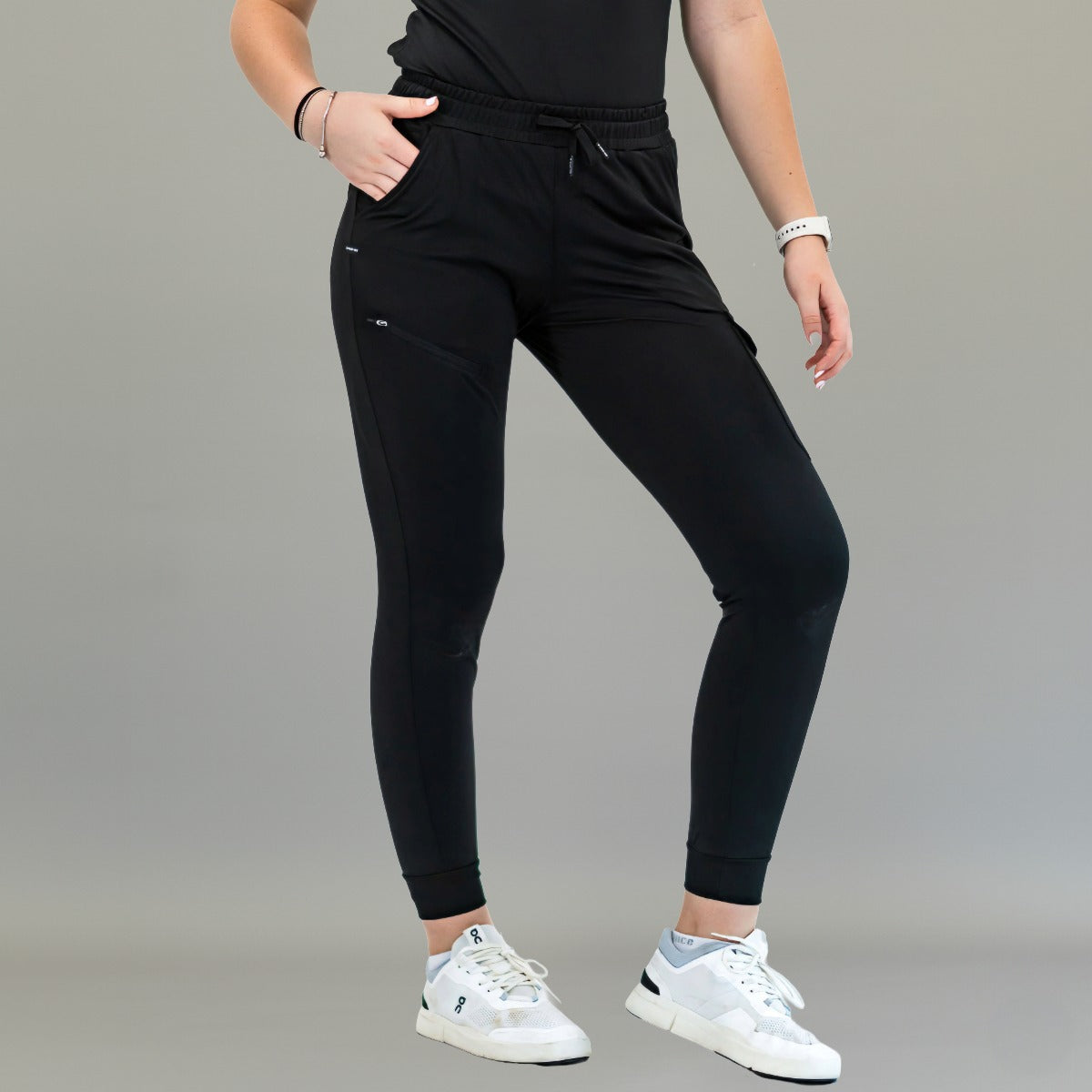 Women’s Jogger 905 Black, Super Stretch Scrubs