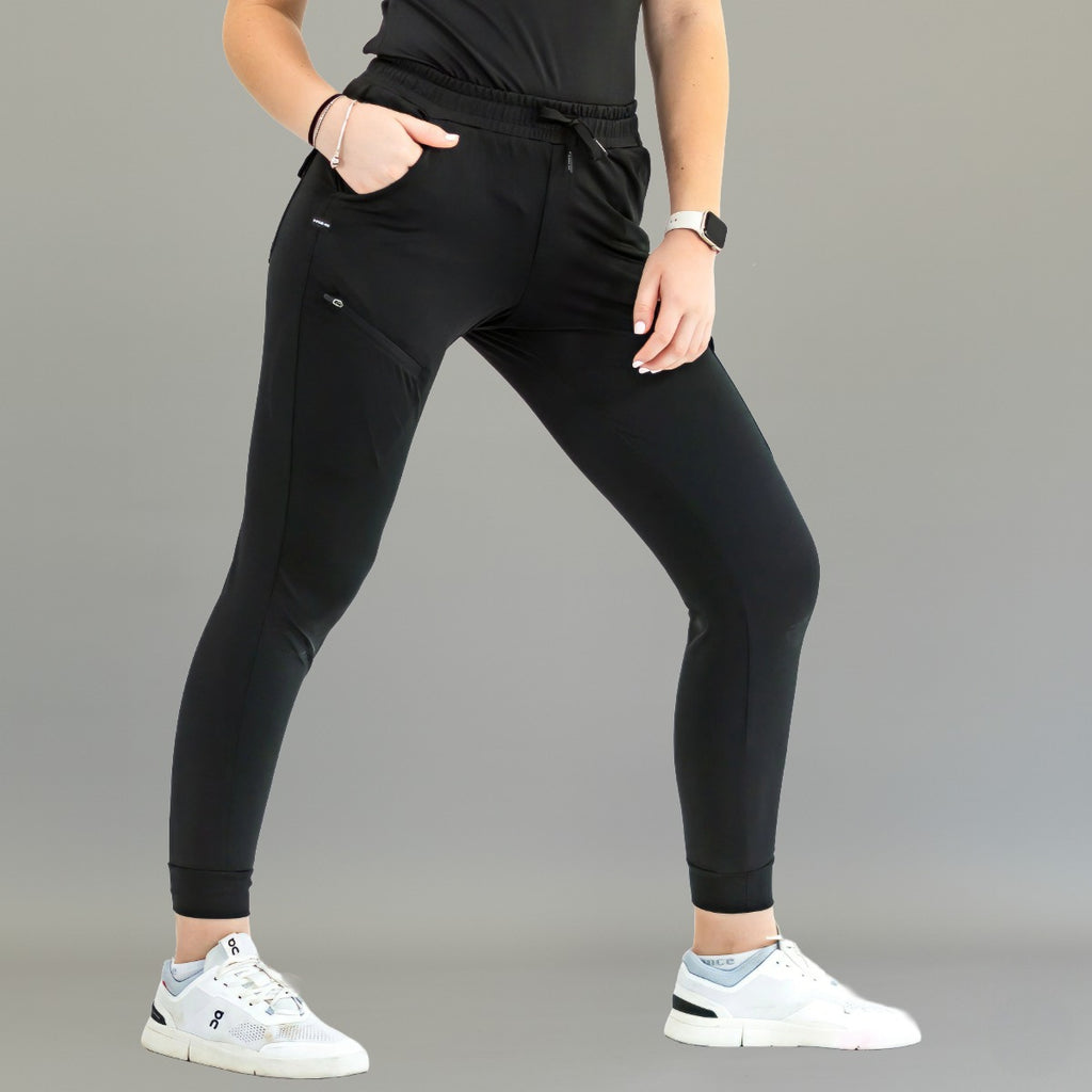 Women’s Jogger 905 Black, Super Stretch Scrubs