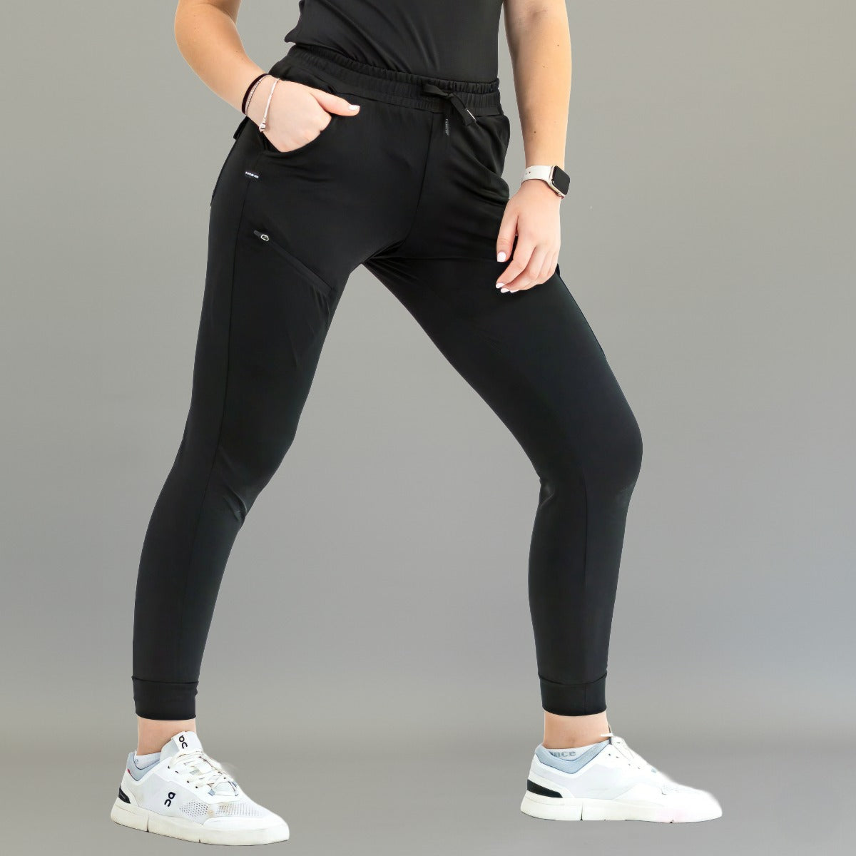 Women’s Jogger 905 Black, Super Stretch Scrubs
