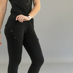 Women’s Jogger 905 Black, Super Stretch Scrubs