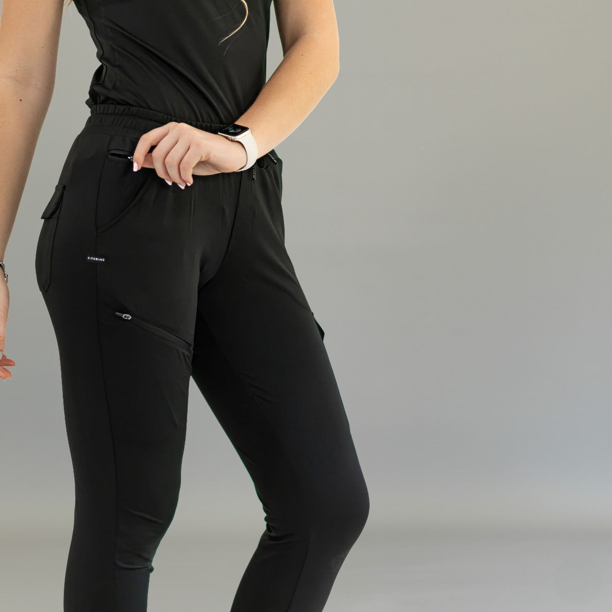 Women’s Jogger 905 Black, Super Stretch Scrubs
