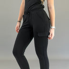 Women’s Jogger 905 Black, Super Stretch Scrubs