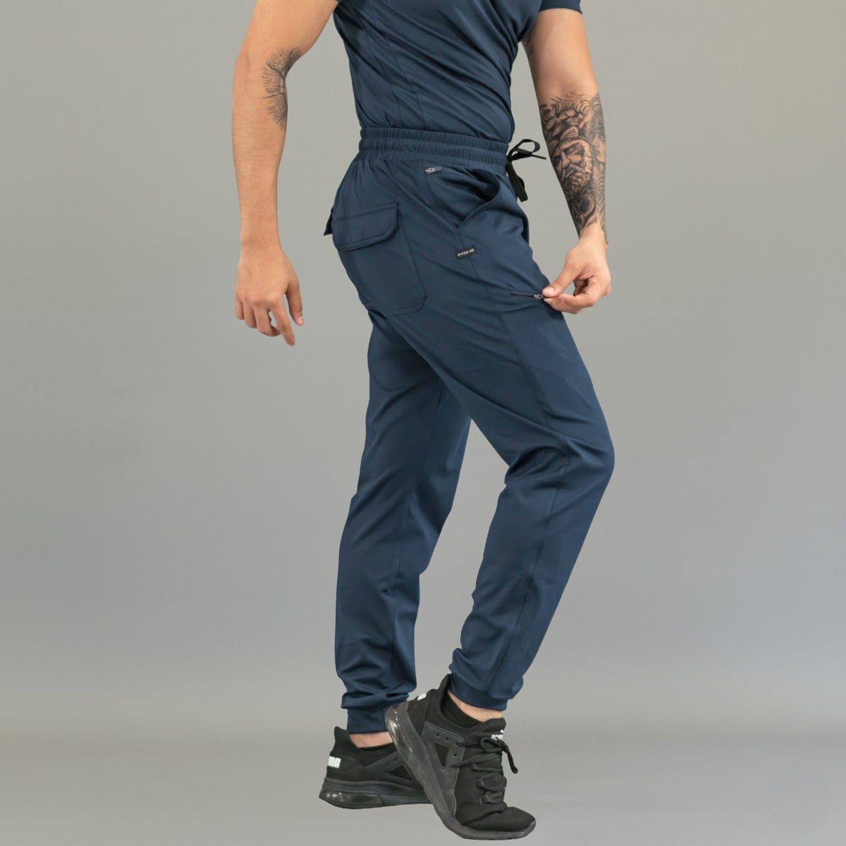 Men's Jogger 905 Navy Blue, Scrubs Super Stretch