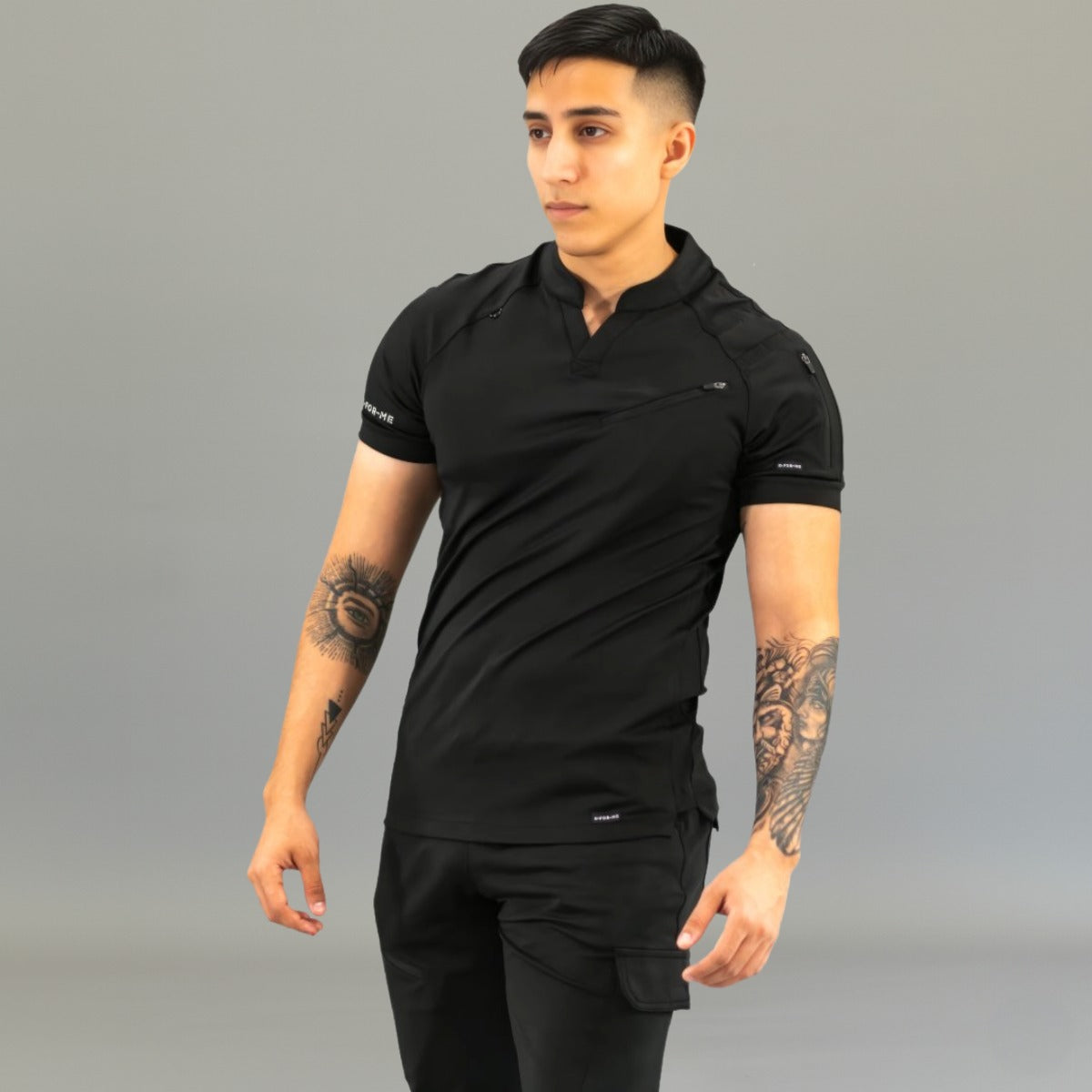 Men's Top 905 Black, Scrubs Super Stretch