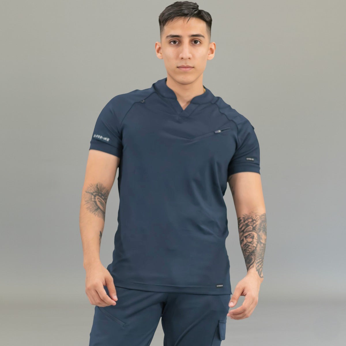 Men's Top 905 Navy Blue, Scrubs Super Stretch