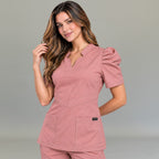 Women's Scrub Top 940 Dusty Rose Super Stretch — view 1 de 5