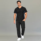 Men's Scrub Pants 940 Black Super Stretch | Cargo — view 4 de 4