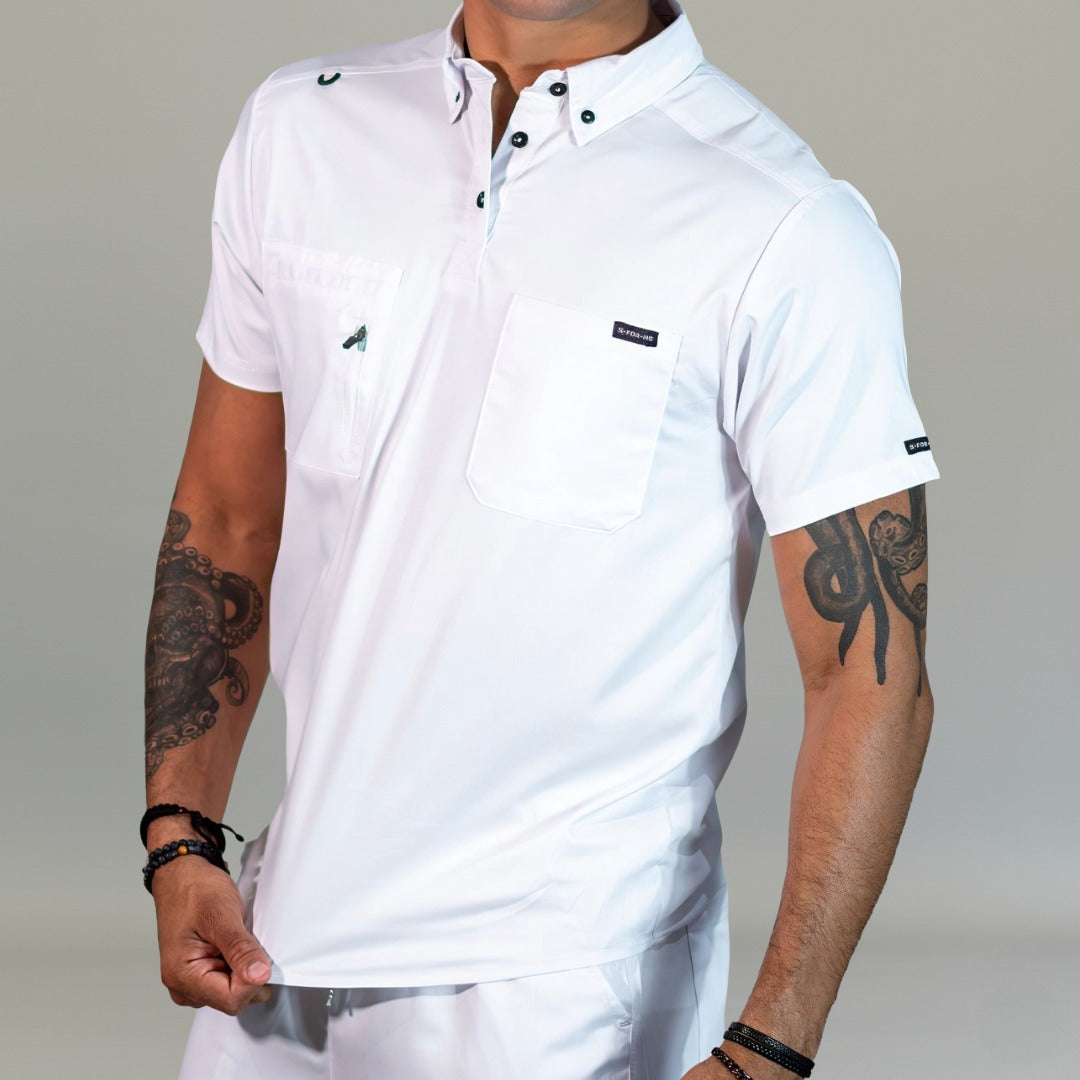 Men’s Butter Soft Touch White Top Style 510