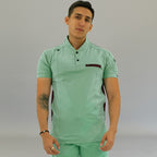 Men's Top 930 Brook Green - Maroon Super Stretch, Scrubs 930