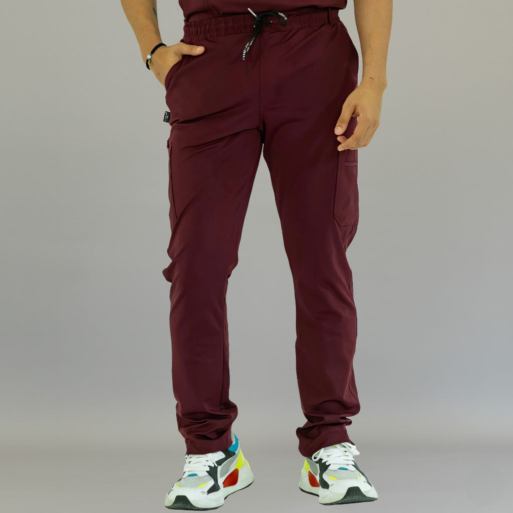 Men's Pants 930 Maroon Super Stretch, Scrubs 930