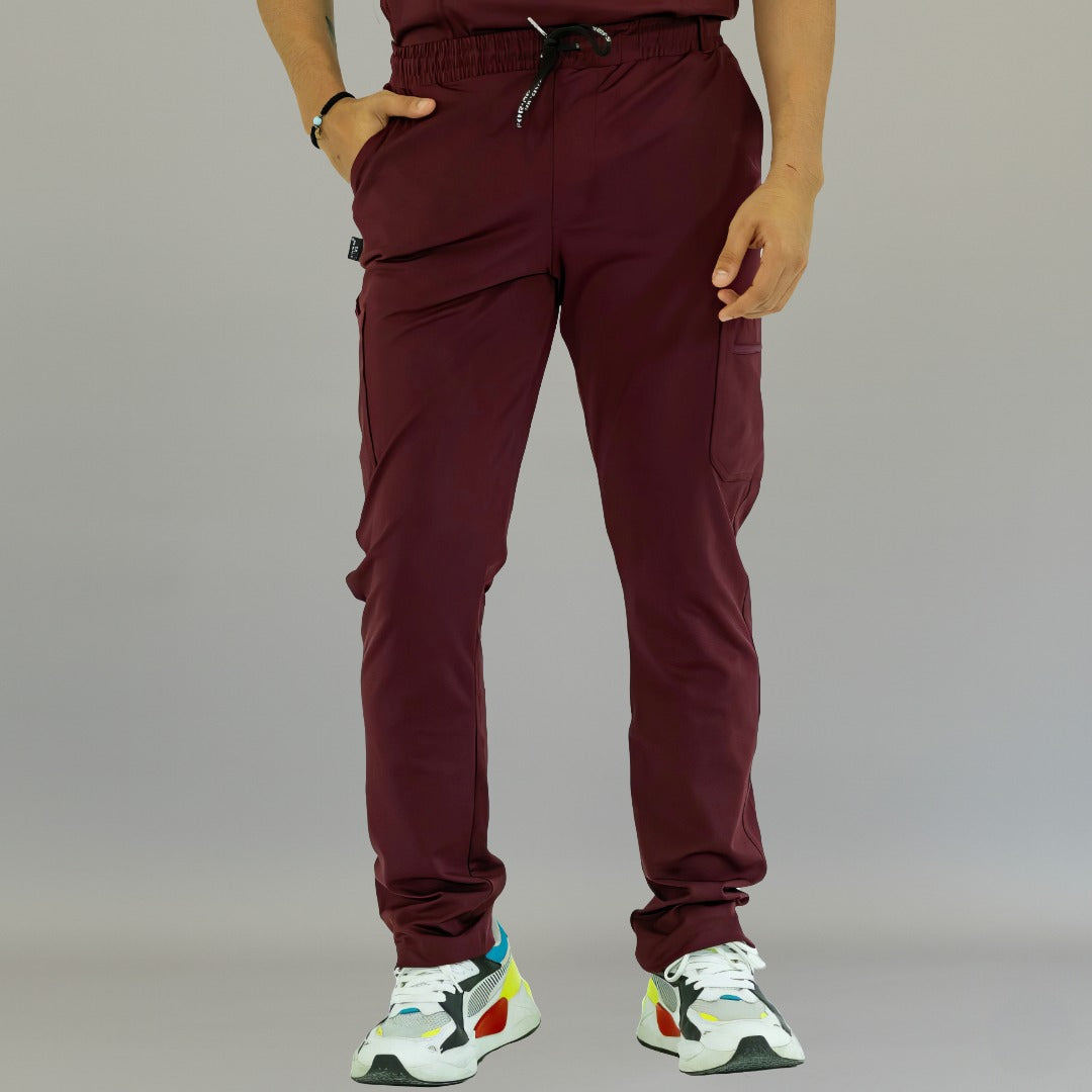 Men's Pants 930 Maroon Super Stretch, Scrubs 930
