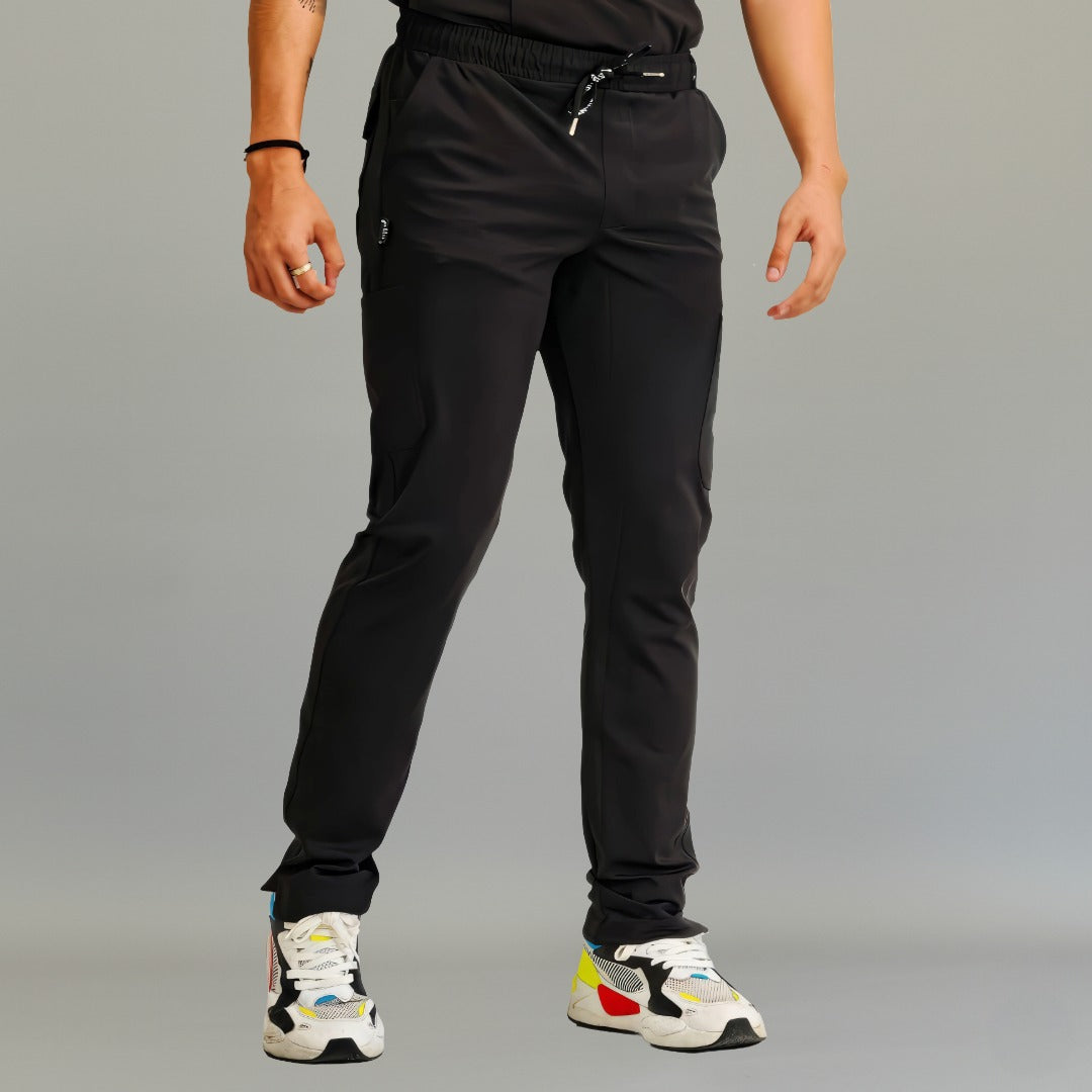 Men's Pants 930 Black Super Stretch, Scrubs 930
